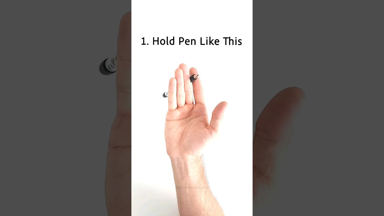 ⁣How to Spin a Pen ⭐ EASY #shorts