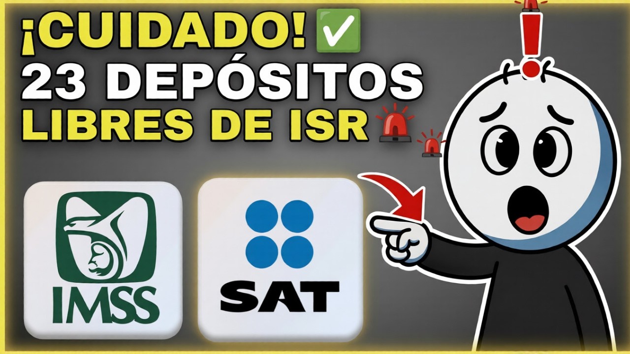 ¡CUIDADO! 23 Depósitos que el SAT NO TOCA en 2026 🚨 (Cifra Exacta)
