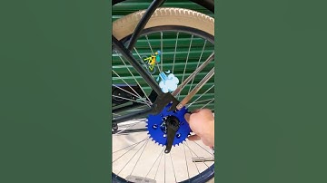 How to add upgraded sprocket for motorized bicycle.