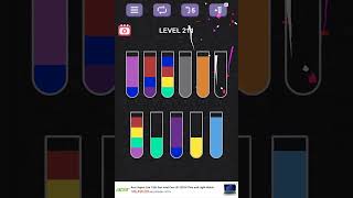Water sort Puzzle level 211 #gamechanger #games #puzzle
