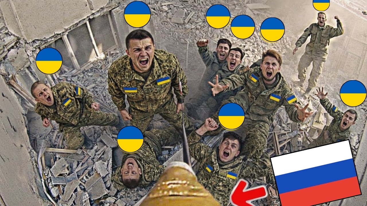 Russian FPV Drone Surprises Ukrainian Soldiers in a Destroyed Building ...