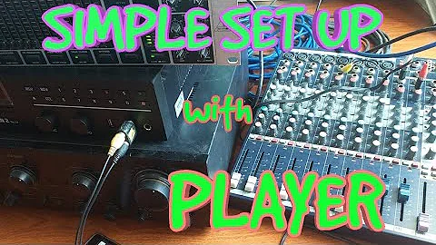 HOW TO CONNECT PLAYER - MIXER - EQUALIZER -AND AMP.?