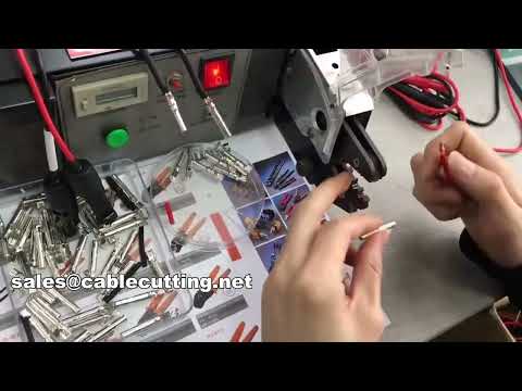 Electrical Terminal Crimping Machine for a Variety of Terminals and Crimp Tools