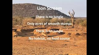 Lion Scream, Syllabic Poetry about Southern African Wildlife, Book Trailer