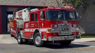 LAFD Truck 66 Responding 