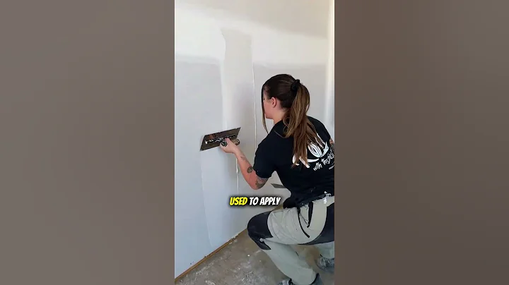 Perfect Drywall Joint Finishing Using a Stainless Steel Plastering Trowel | Smooth Wall Technique