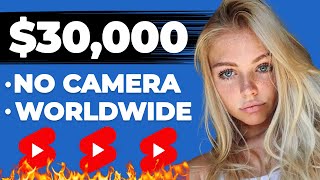 Make Money With YouTube Shorts & Earn $30,000 (NO CAMERA) | Make Money Online