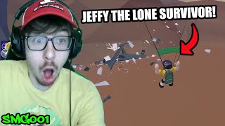 JEFFY SURVIVED! | SML Gaming - ROBLOX SURVIVE A PLANE CRASH! Reaction!