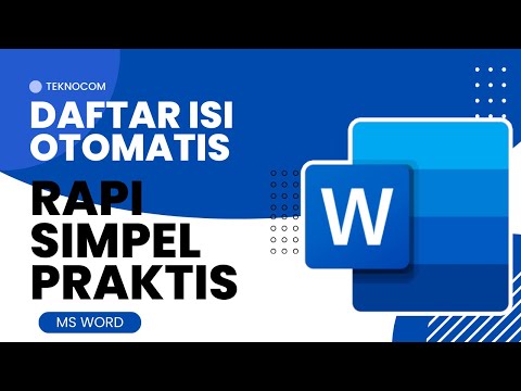 Cara Membuat Daftar Isi Otomatis Di Microsoft Word