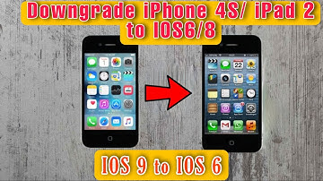 Downgrade iPhone 4s from iOS 9.3.6 to iOS 6.1.3/8 2022 | iPad 2 |