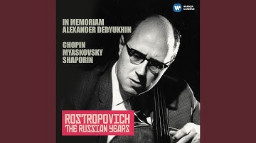 Thumbnail of Cello Sonata in G Minor, Op. 65: III. Largo