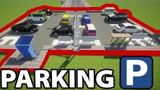 Minecraft REAL Car Parking TUTORIAL | Real Train Mod