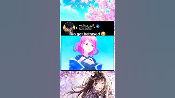 Bro got betrayed 🥹