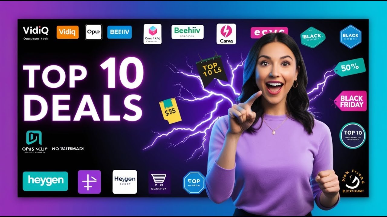 Top 10 BEST Black Friday Deals for Creators 2025 - YouTube