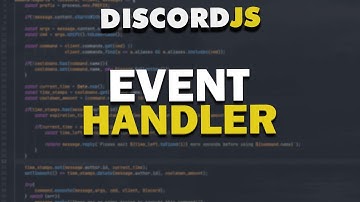 Code Your Own Discord Bot -  Event Handler & Command Handler V2 (2021)