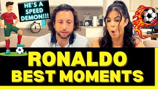 Cristiano Ronaldo Reaction Best Moments-Skills Dribbling Speed Goals - HE’S EITHER CYBORG OR ALIEN!