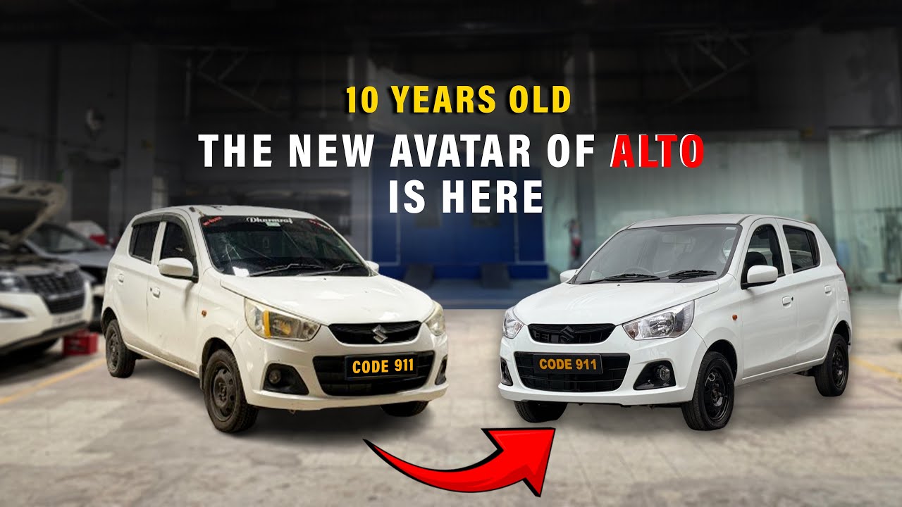 10-Year-Old Alto Gets a Stunning Makeover | The All-New Avatar of Alto K10🚗✨