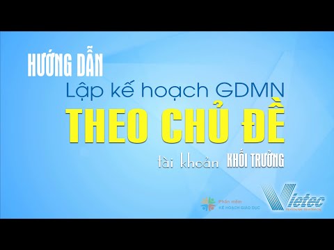 Video: Cách Lập Kế Hoạch Tự Giáo Dục