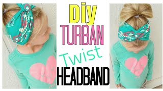 Today i am showing you a diy headwrap/headband this is good for any
age baby - adult. headwrap called the turban twist headband. or have
seen them ...