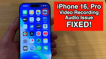 How To fix iPhone 16 Pro Pro Max Video Recording Audio Issue