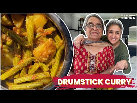 Indian Style Drumstick Curry  Drumstick Masala Recipe  Healthy Vegan Curry  Food with Chetna