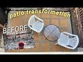 DIY outdoor patio makeover on a budget! | EXTREME transformation | BEFORE & AFTER | phyleshaad