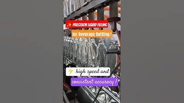 High Speed Automatic Bottle Filling Machine!