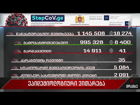 ეპიდემიური ვითარება საქართველოში
