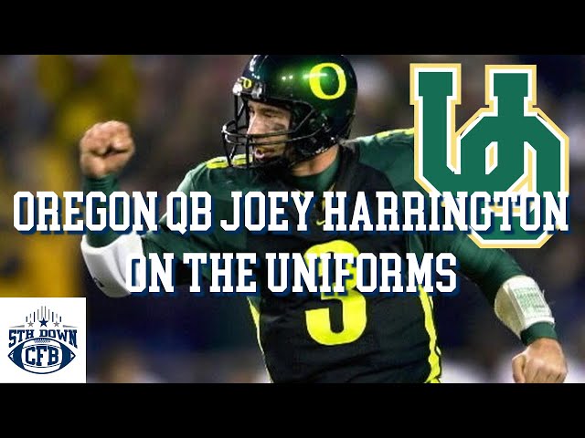 Oregon Quarterback Joey Harrington Talks Philosophy Behind the Ducks Many  Football Uniforms - YouTube
