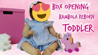 La mia Nuova Bambola Reborn Toddler (grande) || Box Opening