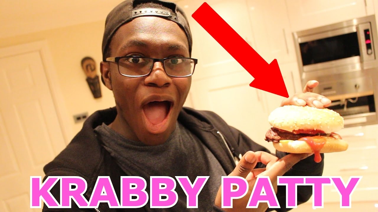 Krabby Patty Challenge Youtube 