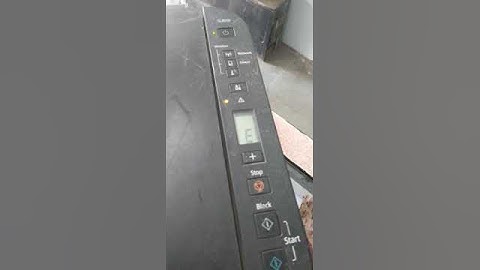 E 15c Error Canon printer