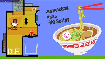 Noodles Cup Vending Machine in Algodoo (Not Simple)