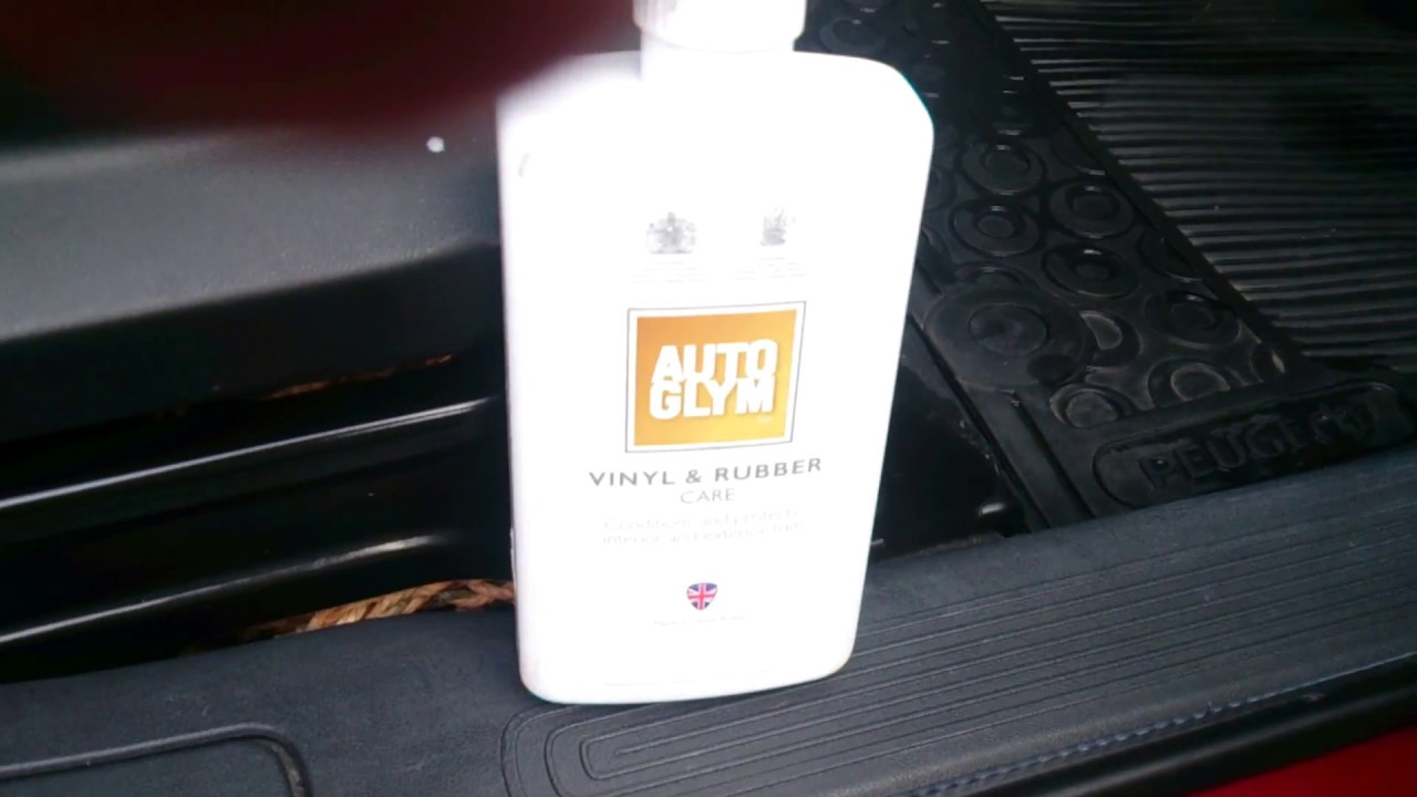 AUTO GLYM VINYL AND RUBBER CAR CARE TEST RUBBER SEALS PEUGEOT  BIPPA VAN