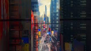 One Times Square Glass Elevator Views 🏙️