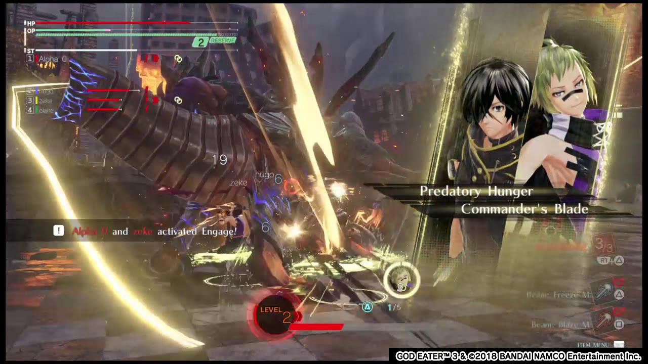 GOD EATER™ 3 Action Demo Barbarius 2.47 (Biting Edge)