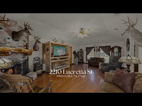 2210 Lucretia St, Pinehurst, TX home video tour