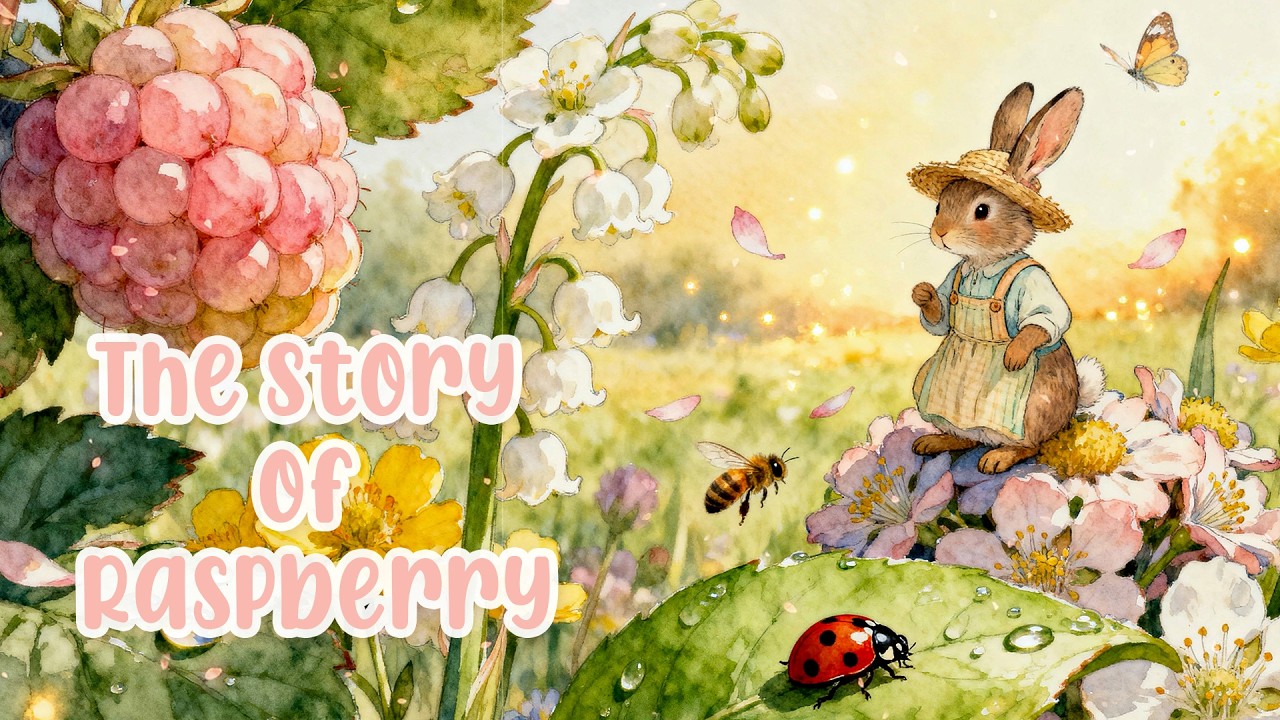 The Story of the Raspberry by the Rabbit 🍓🍃 | Cozy Cottagecore Music ...