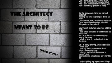 The Architect - Meant to be (Lyric Video)