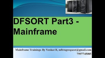 SORT Video3 JCL, VSAM, COBOL, DB2 and CICS modules training from 25-Nov-2022