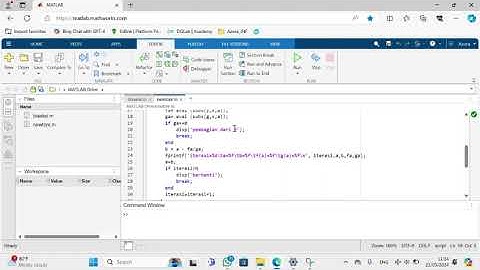 Penjelasan Metode Newton-Raphson Pada Matlab