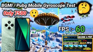 POCO C75 5G BGMI Gyroscope Test | POCO C75 5G BGMI Graphics Test | POCO C75 5G Pubg Test