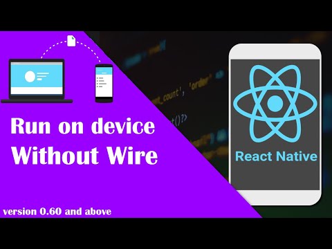 Connect mobile without wire in react native| 2021| wirelessly connected | react native