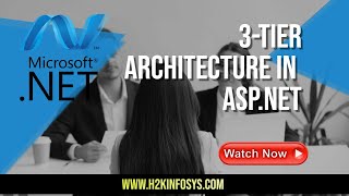 3 Tier Architecture in asp.Net | Web Applications | Data tier | Presentation tier | Business tier
