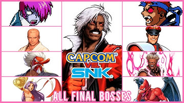 CAPCOM VS SNK ALL FINAL BOSSES