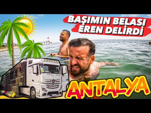 TIR’CILARIN DENİZ KEYFİ / EREN’i TIR’cılığa YETİŞTİRİYORUM / ANTALYA-ORDU JET SEBZE YÜKÜ…!