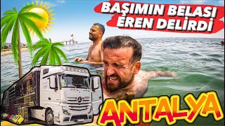 TIR’CILARIN DENİZ KEYFİ / EREN’i TIR’cılığa YETİŞTİRİYORUM / ANTALYAORDU JET SEBZE YÜKÜ…!