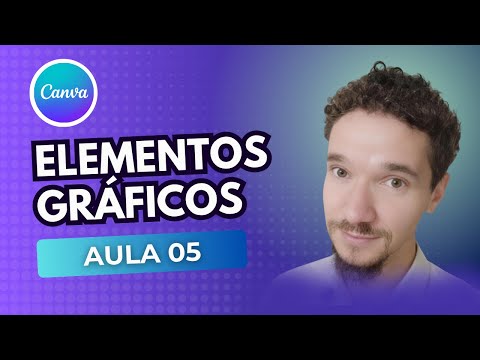 Biblioteca de Elementos Gráficos no CANVA