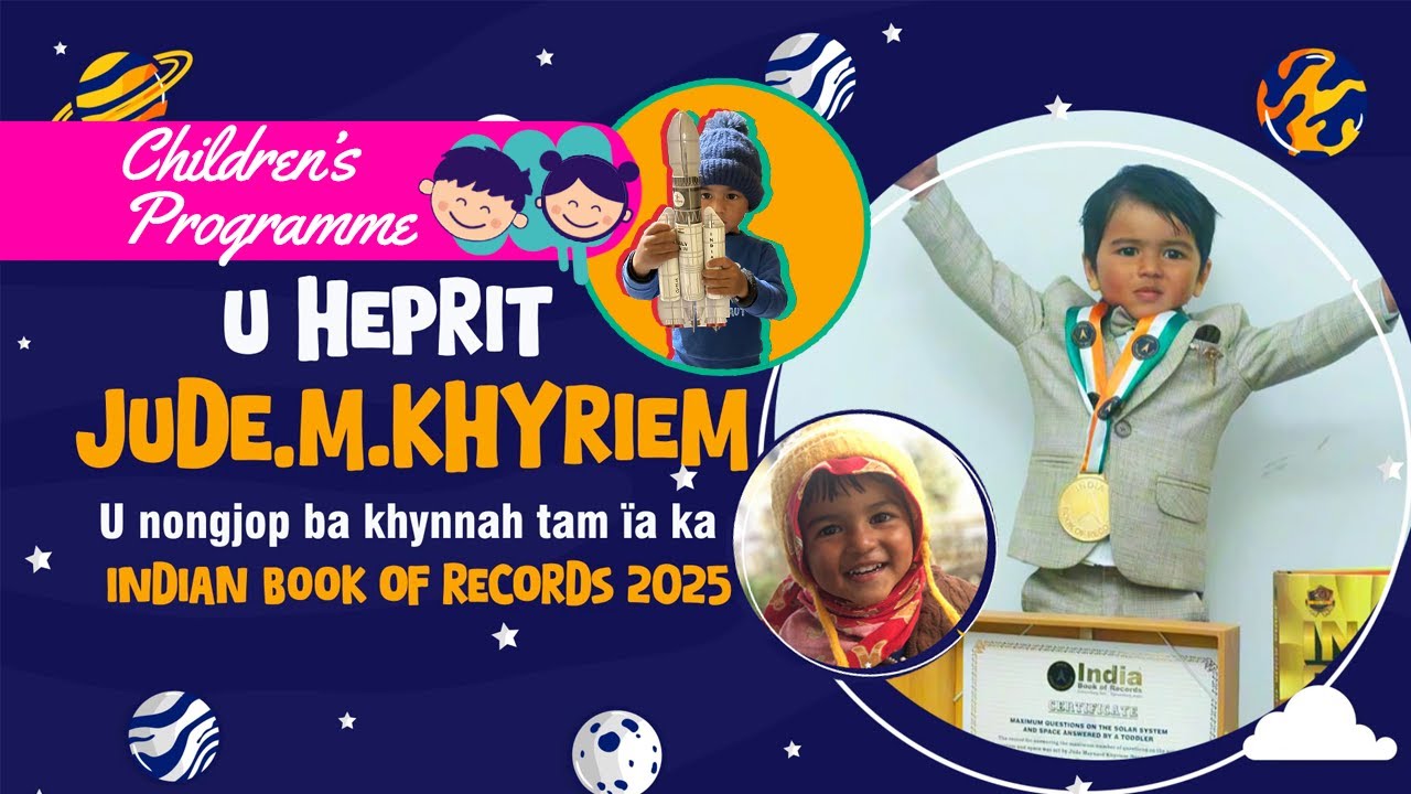 U Heprit Jude M. Khyriem U Nongjop Ba Khynnah Tam Ia Ka Indian Book of Records 2025
