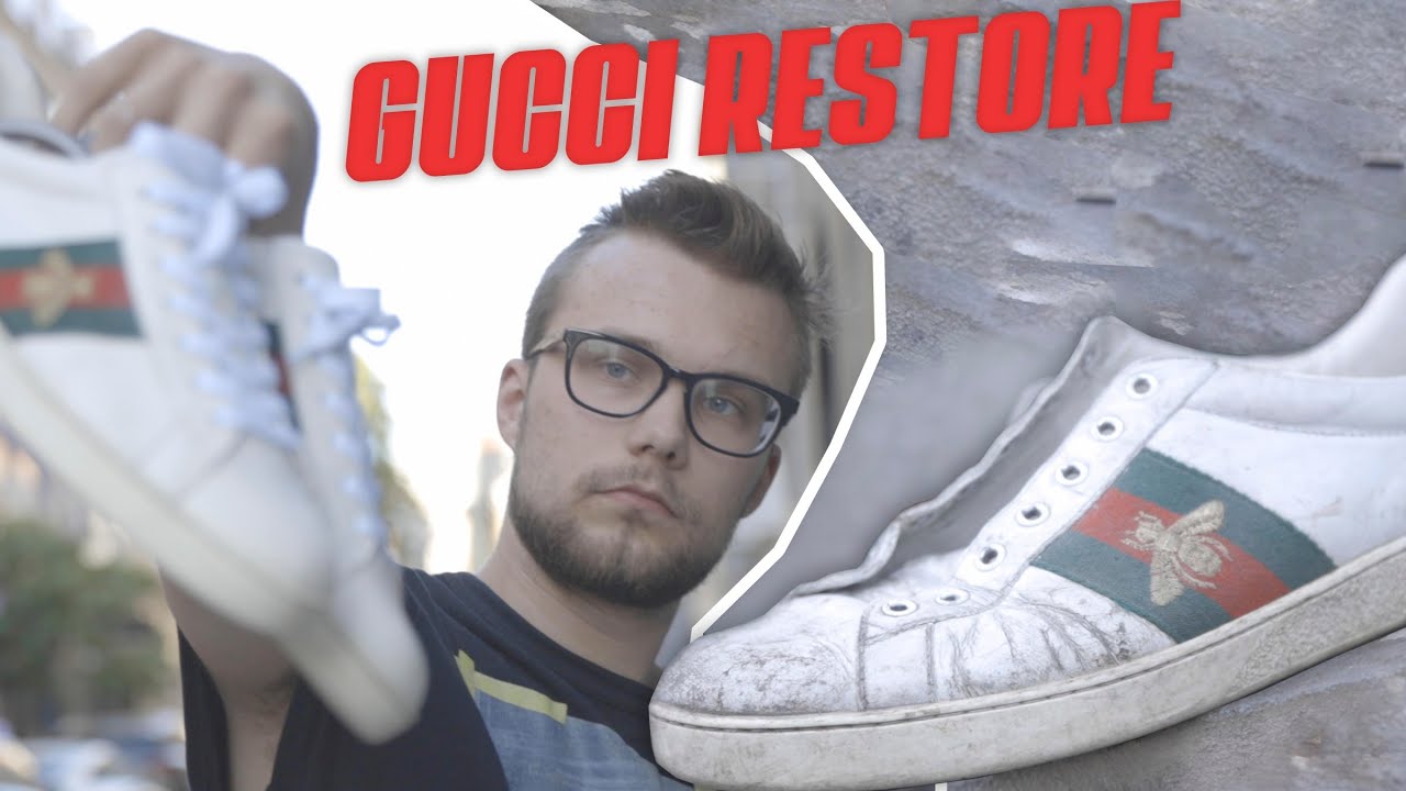 Gucci sko med sandpapir! Gucci Ace Restore - Beat heat - YouTube